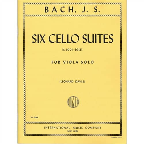 Bach J.S. Six Cello Suites 511203