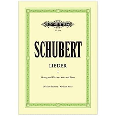 Franz Schubert Lieder Medium Voice Band 1 Εκδόσεις Peters 458336