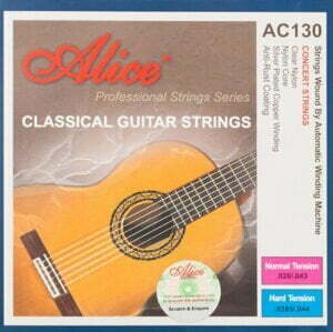 alice ac130 h 6pcs set nylon classical guitar strings 0285 044 hard tension 028 043